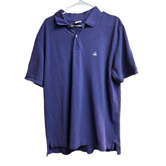 Brooks Brothers Heather Purple Men's Polo Shirt Large - Picture 1 of 9